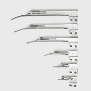 Hoja para laringoscopio recto MILLER (fibra óptica)