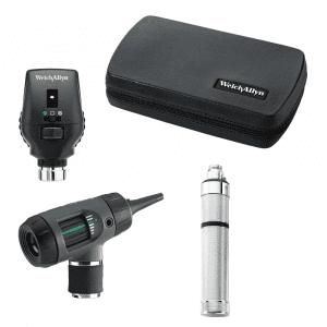 WA97200-MC Otoscopio MacroView con Oftalmoscopio Coaxial con Mango y Estuche